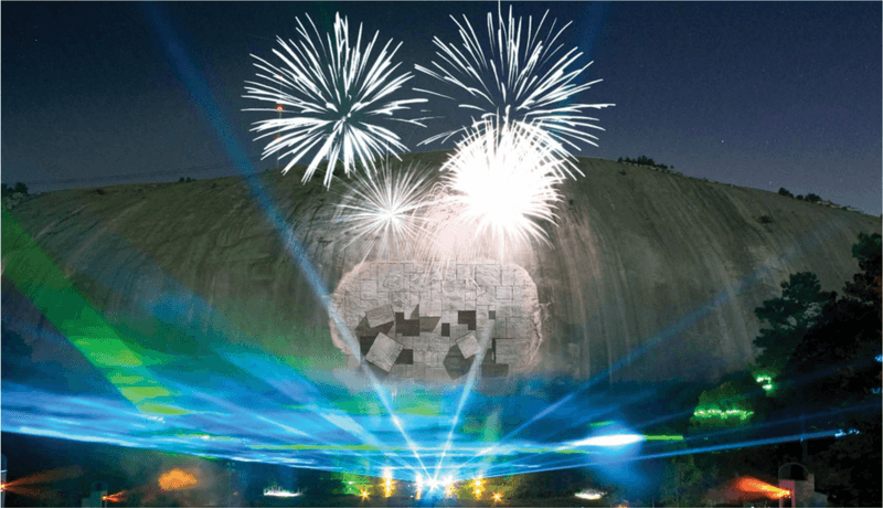 Stone Mountain Park Laser Show