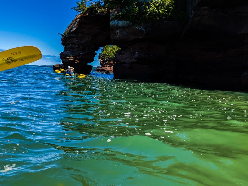 13 Bucket-List Wisconsin Adventures To Share With Anyone Visiting For The First Time - Decor Hint Kayak the Apostle Islands Sea Caves