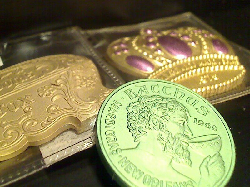 Vintage Mardi Gras Doubloons