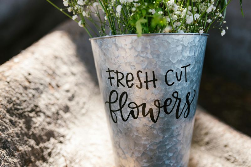 Galvanized Bucket Displays