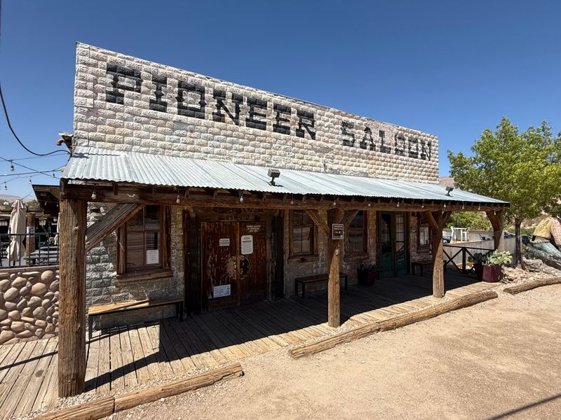 18 Wonderfully Weird Roadside Attractions In Nevada You Need To See To Believe - Decor Hint Pioneer Saloon Bullet Holes