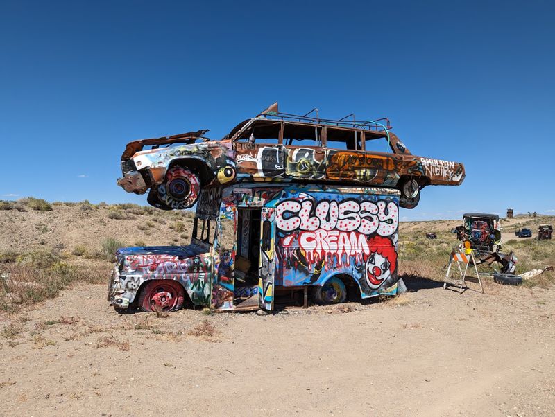 18 Wonderfully Weird Roadside Attractions In Nevada You Need To See To Believe - Decor Hint International Car Forest Of The Last Church