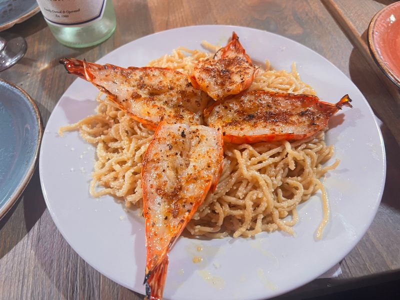 Rock Crab Garlic Noodles