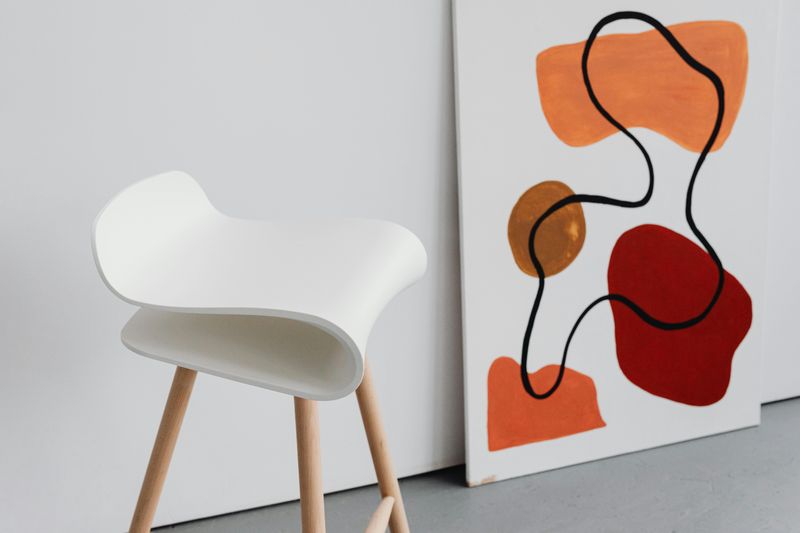 Rocking Chair with Sculptural Curves