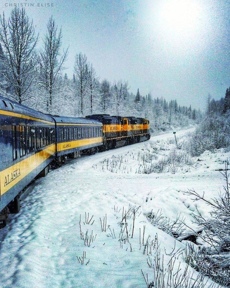 Chase The Northern Lights On The Scenic Aurora Winter Train Ride Through Alaska's Wilderness - Decor Hint The Journey Connects Two Distinctly Different Alaska Cities
