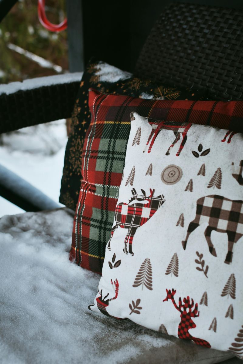 17 Porch Décor Tips That Bring Big Warmth To Colorado Homes In Winter - Decor Hint Seasonal Pillows In Winter Patterns