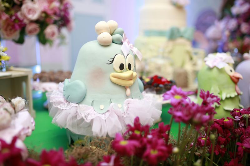 Use a Cake Stand for a Fun Centerpiece