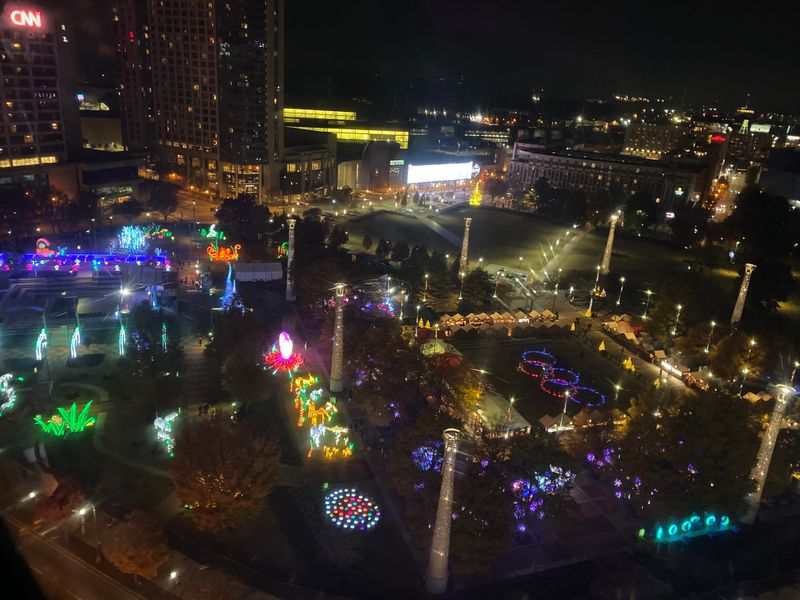 12 Reasons Locals Say The Atlanta Christkindl Market Is The Best In The State - Decor Hint A Giant Ferris Wheel Offers Stunning Views