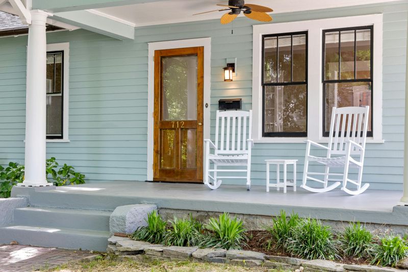 Porches with Rocking Chairs