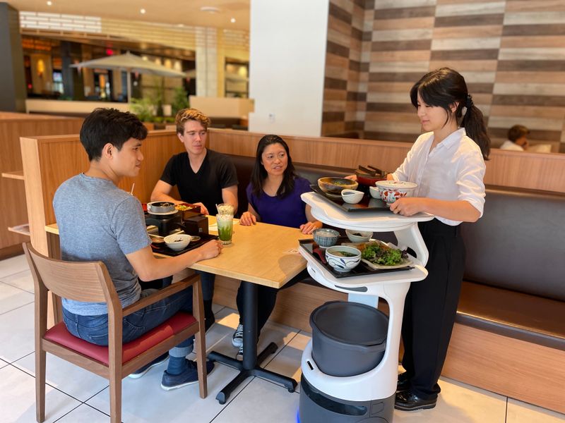 Bear Robotics' Servi Delivery Robots