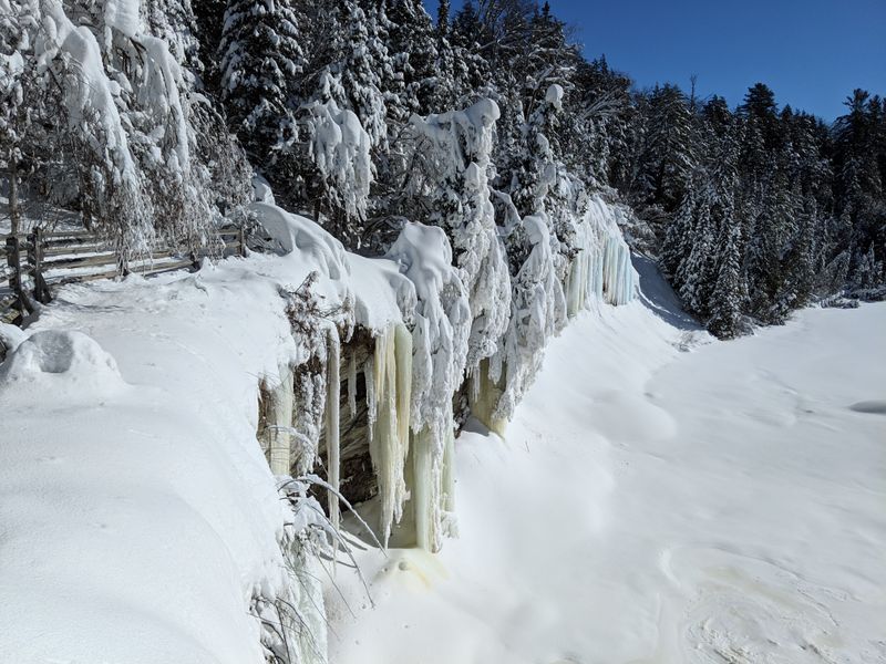 These Michigan Roads Are Creepy Year-Round But In Winter They're Something Else - Decor Hint Tahquamenon Scenic Byway