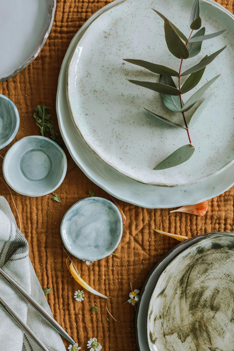 Mismatched Dinnerware