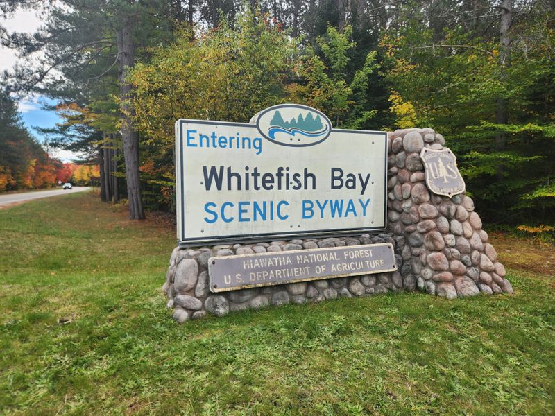 These Michigan Roads Are Creepy Year-Round But In Winter They're Something Else - Decor Hint Whitefish Bay Scenic Byway