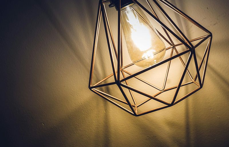 Geometric Lighting Fixtures Serve As Sculptural Art