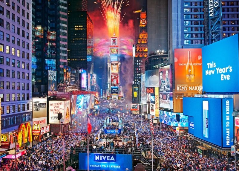 Watch The Iconic Times Square Ball Drop