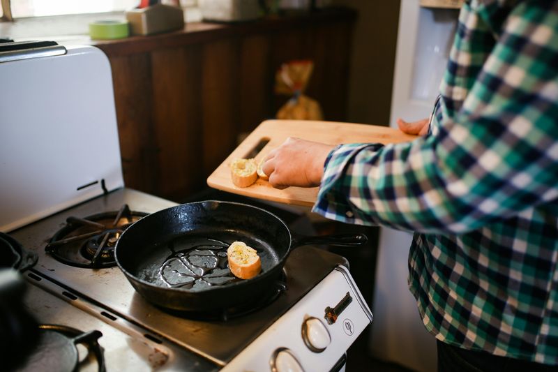 Cornbread In Cast Iron Skillets