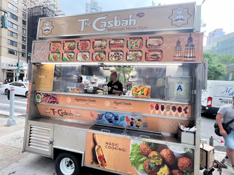 Columbus Circle Holiday Market Is One Of NYC's Most Magical Seasonal Events - Decor Hint Food Vendors Serve Up International Flavors That Warm Your Soul