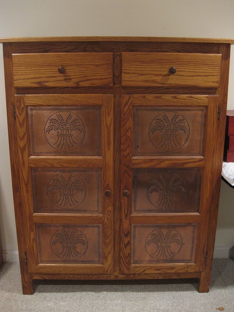 Pie Safes With Punched Tin Art