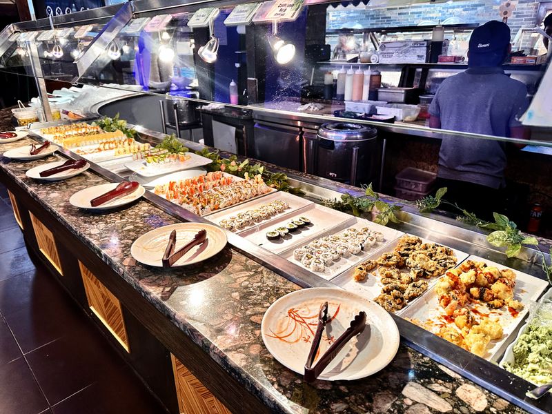 Sushi Bar With Over Forty Options