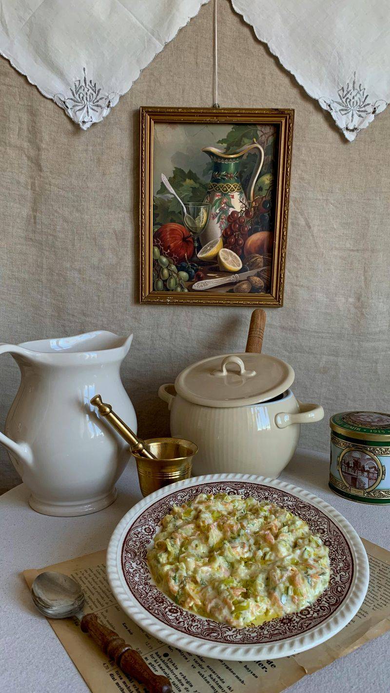 Jello Salads With Suspended Vegetables