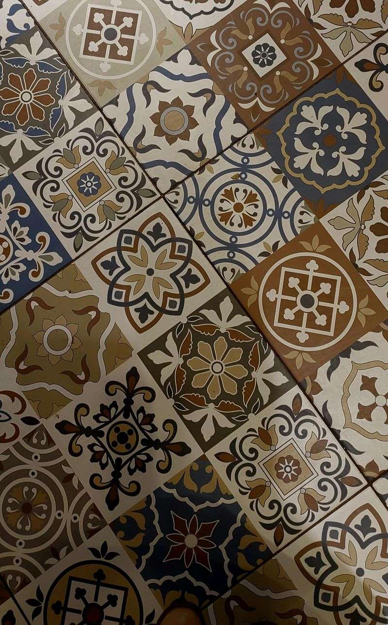 Patterned Linoleum Floors