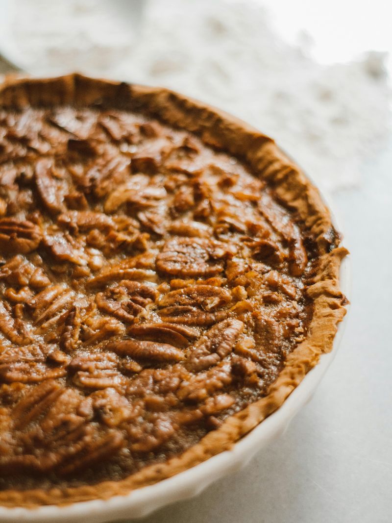 Pecan Pie Filling And Halves