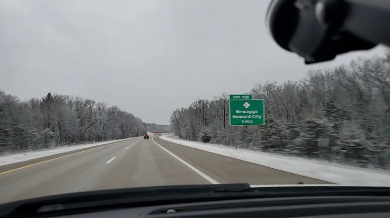 These Michigan Roads Are Creepy Year-Round But In Winter They're Something Else - Decor Hint US 131 Near Kalamazoo