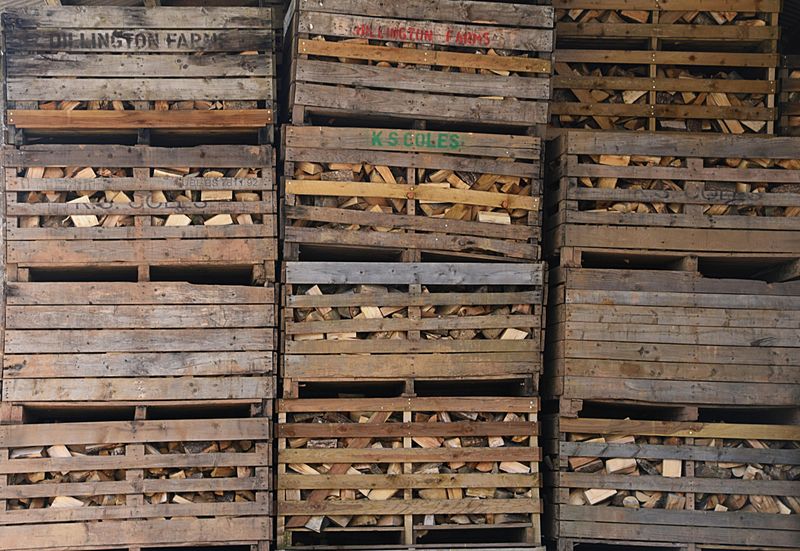 17 Porch Décor Tips That Bring Big Warmth To Colorado Homes In Winter - Decor Hint Wooden Crates Filled With Firewood