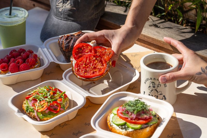 Pre-Jam Bagel - Layla Bagels (Beverly Hills, CA)