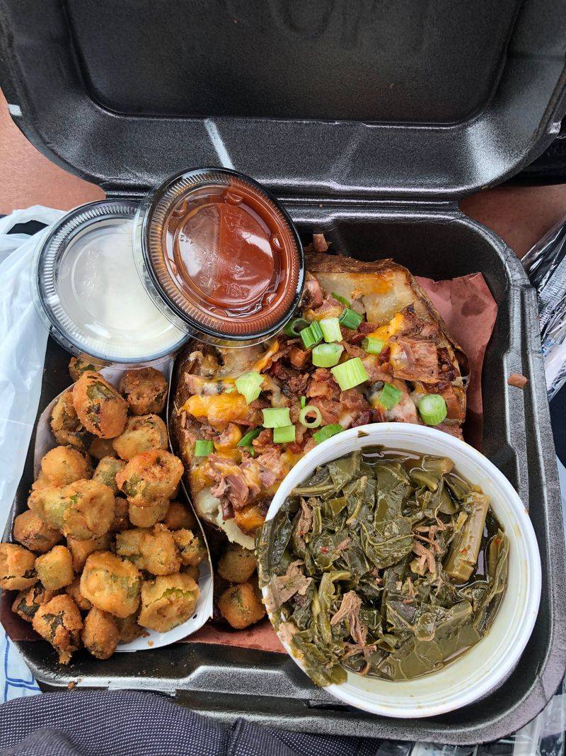 This North Carolina BBQ Joint Serves Burnt Ends Worthy Of A Foodie Pilgrimage - Decor Hint Fried Okra Cooked To Crunchy Perfection