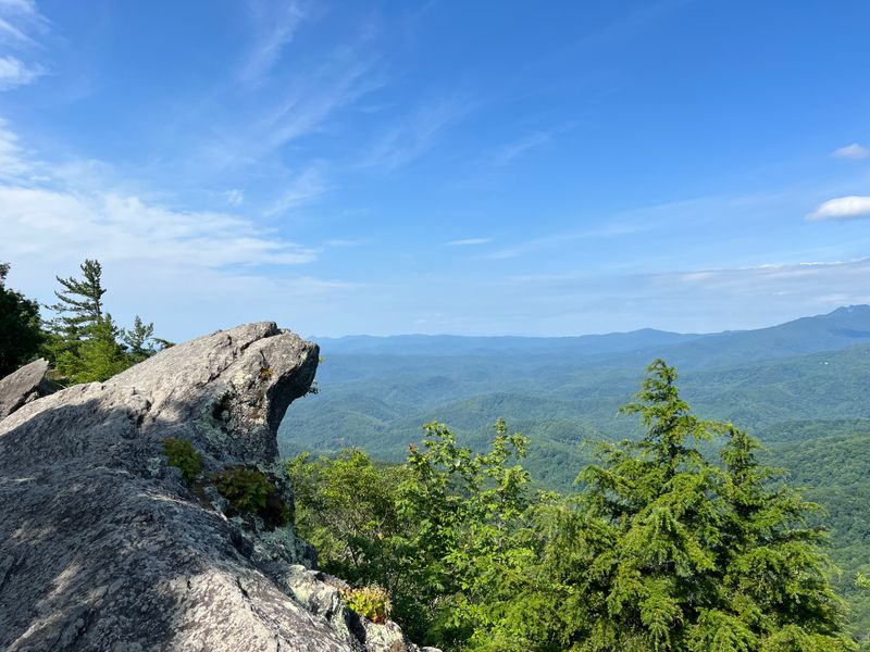 The Legendary Blowing Rock Formation