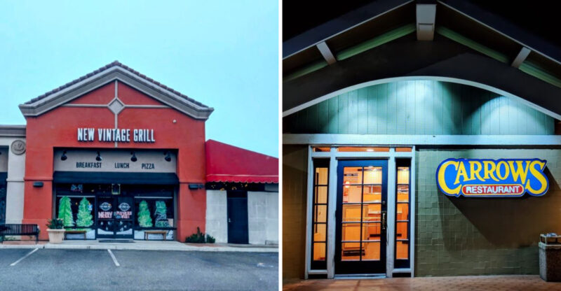 California Chicken Fried Steaks That Spill Off The Plate