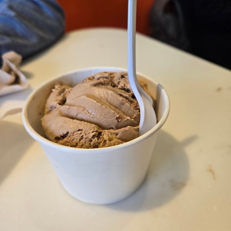 Candy-Cap Mushroom Ice Cream