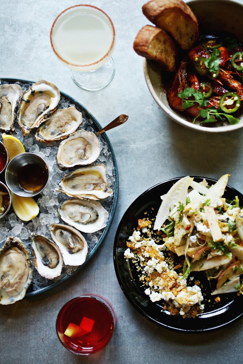 These North Carolina Oyster Bars Serve Flavor That Hits Every Time - Decor Hint St. Roch Fine Oysters + Bar, Raleigh