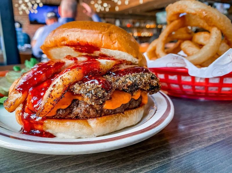The Legendary 303 Green Chile Relleno Burger