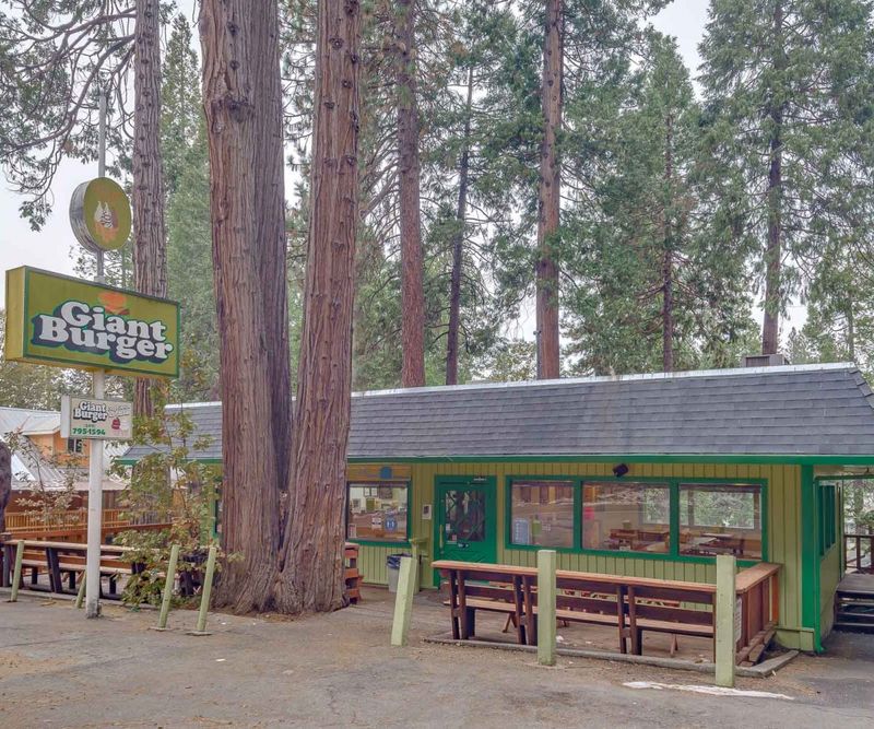 This No-Frills California Diner Is Famous For Its Massive, Over-The-Top Cheeseburgers - Decor Hint Indoor And Outdoor Seating For Every Season