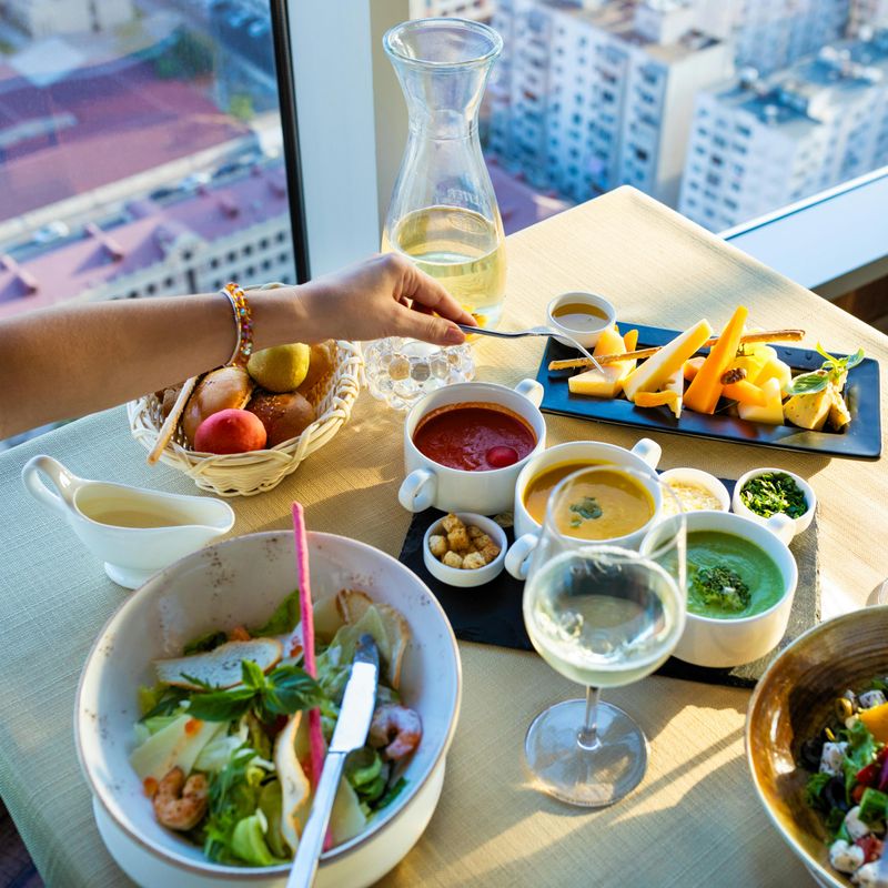 Grilled Cheese Strips with Tomato Soup