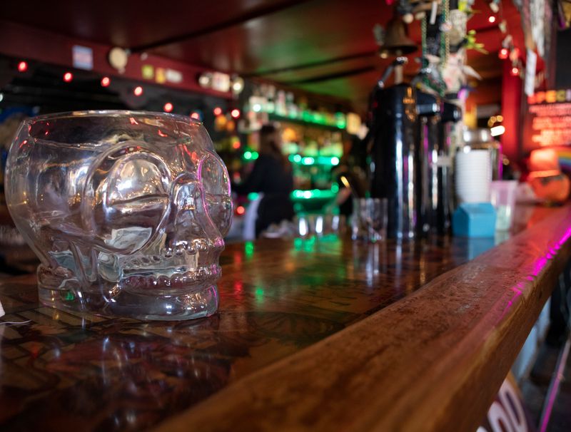Cocktails Served In Human Skulls