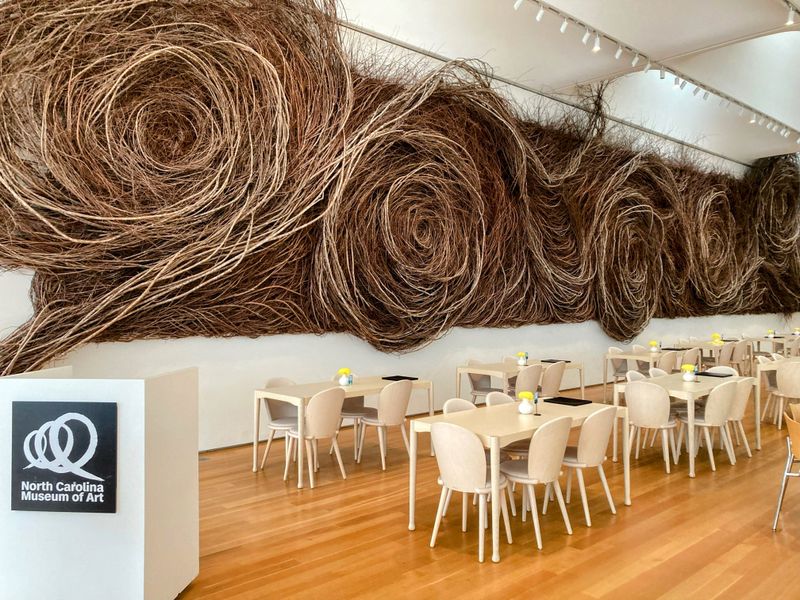 This North Carolina Outdoor Museum Turns A Walk Into A Work Of Art - Decor Hint Iris Restaurant Elevates Museum Dining