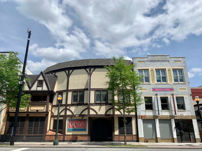 Step Inside Atlanta's Georgia Shakespeare Tavern Where Sword Fights Happen Inches From Your Table - Decor Hint Historic Location in Downtown Atlanta