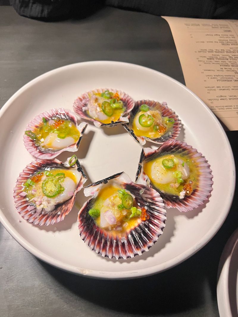 Peruvian Scallop Crudo - OyBar (Studio City, CA)