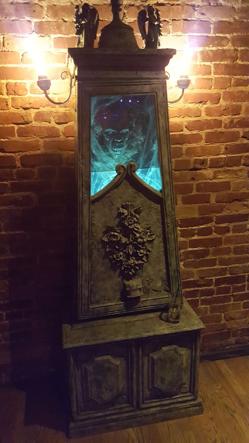 Dark Lighting And Creepy Artwork Create Instant Atmosphere