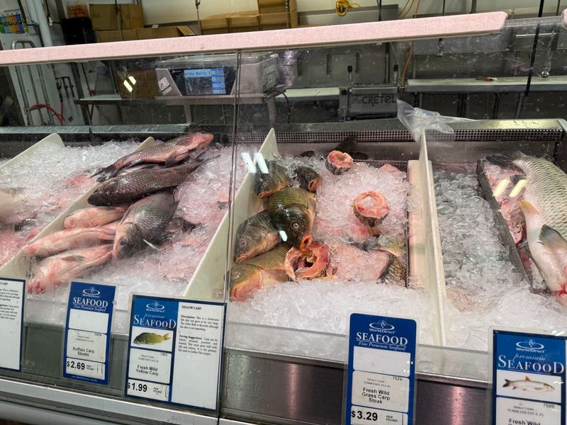 Seafood Counter With Ocean-Fresh Daily Catches