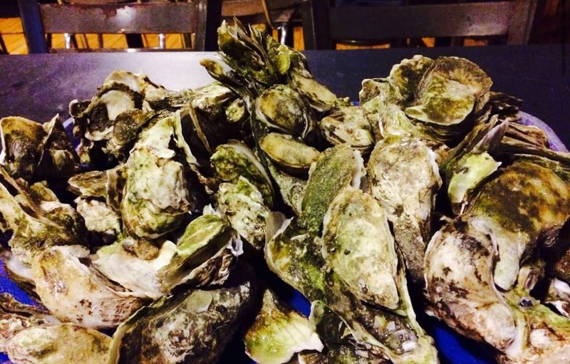 Oysters Served By The Shovel Full
