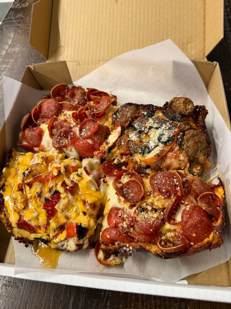 KODE Pizza Delivers Detroit-Style Slices With Crispy Edges