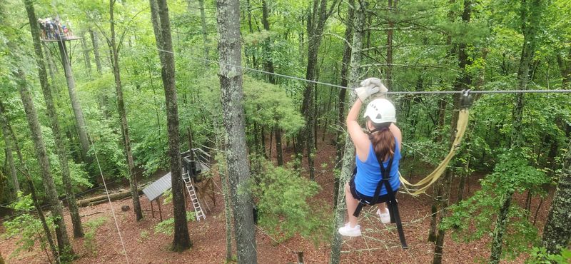 14 Georgia Experiences That Would Make The Perfect Present - Decor Hint Zip Line Canopy Tour in the North Georgia Mountains