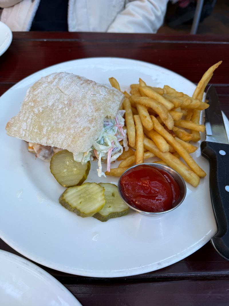 Fresh Coleslaw Adds Bright Contrast