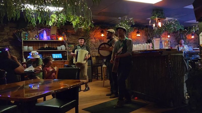 Live Irish Music Filled The Air