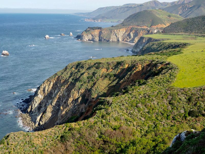 Pacific Coast Highway Through Big Sur