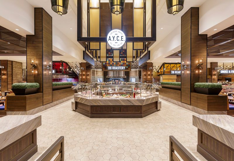 Las Vegas Buffets That Keep Both Your Stomach And Wallet Happy - Decor Hint A.Y.C.E. Buffet at Palms Casino Resort